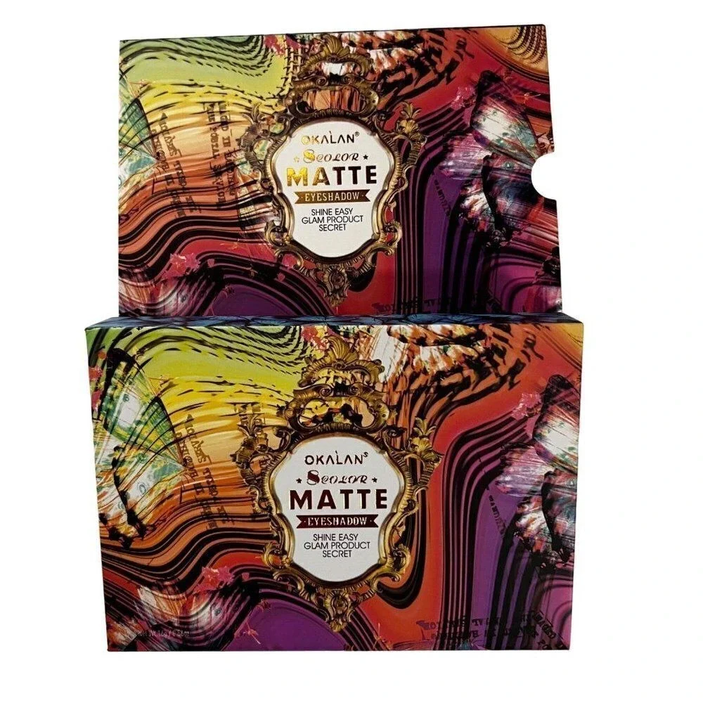 Okalan 8 Color Matte Eyeshadow Palette‎ Butterfly Pigeon Mustard Jam Mud New